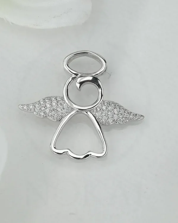 SREBRNI PRIVJESAK S CIRKONIMA - ANĐEO (S260309-160651)