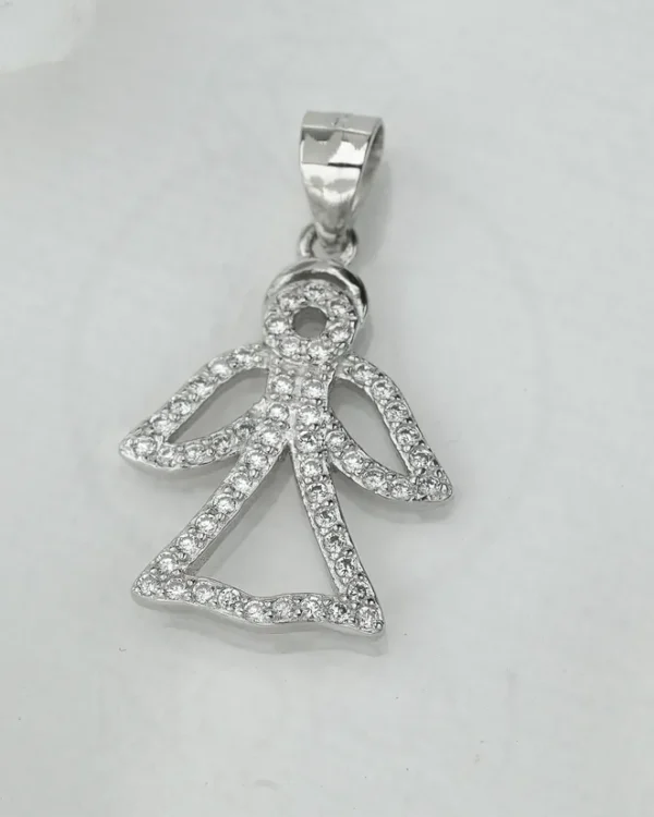 SREBRNI PRIVJESAK S CIRKONIMA - ANĐEO (S260309-160741)