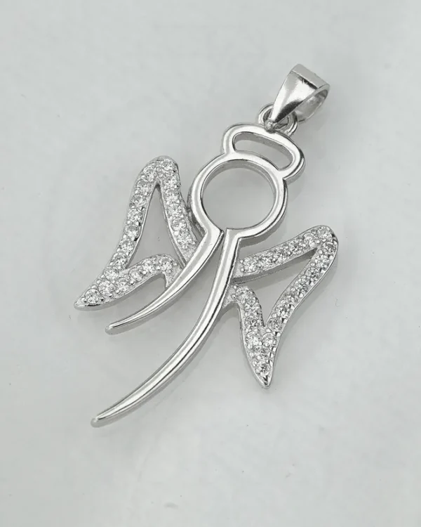 SREBRNI PRIVJESAK S CIRKONIMA - ANĐEO (S260309-160828)