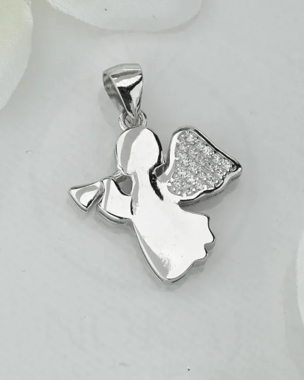 SREBRNI PRIVJESAK S CIRKONIMA - ANĐEO (S260309-161508)