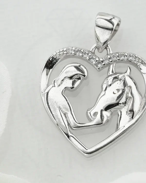 SREBRNI PRIVJESAK S CIRKONIMA - SRCE (S260311-150402)