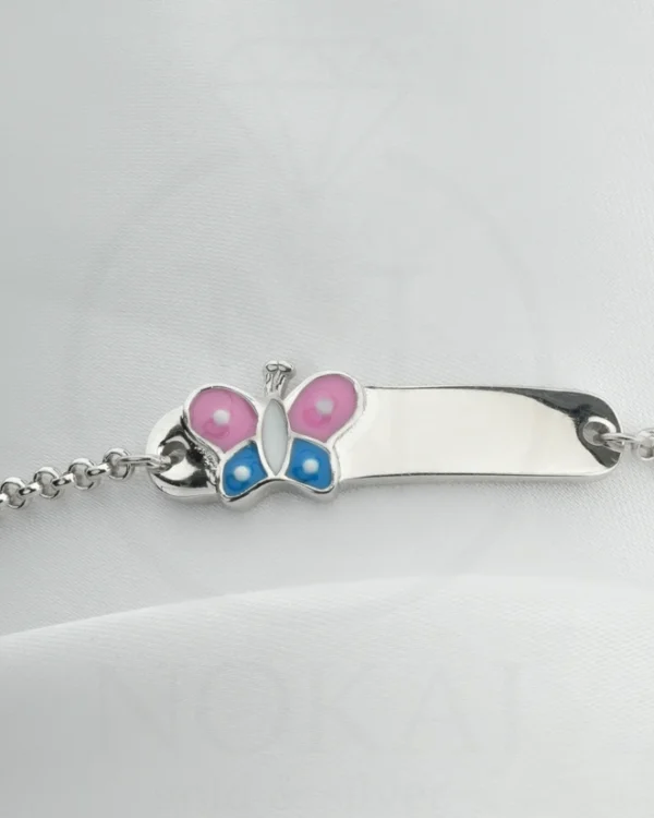 SREBRNA DJEČJA NARUKVICA - LEPTIR (S260312-163124)