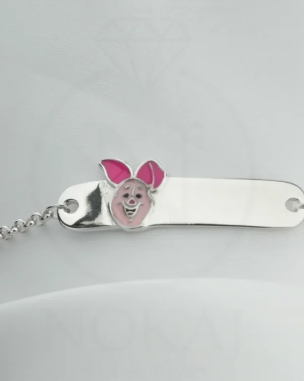 SREBRNA DJEČJA NARUKVICA - STILIZIRANI MOTIV (S260312-163526)