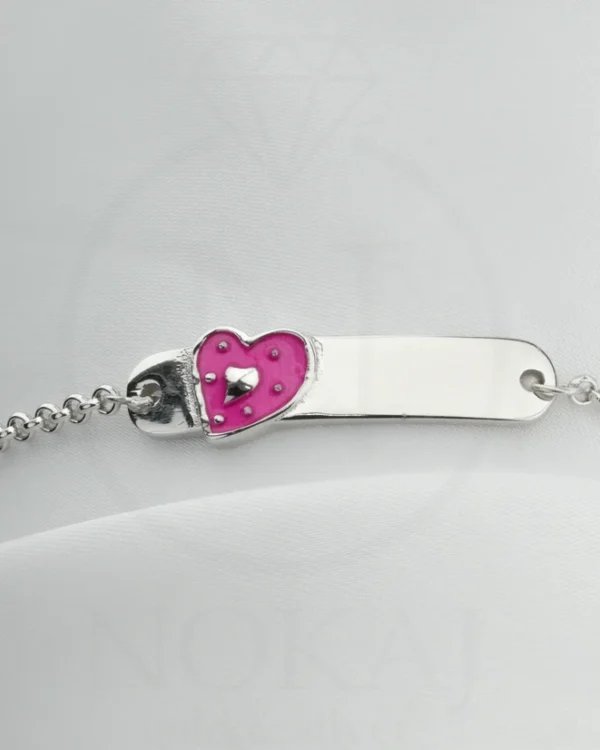 SREBRNA DJEČJA NARUKVICA - SRCE (S260312-163724)