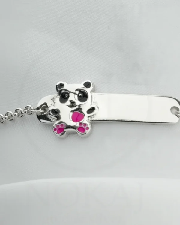 SREBRNA DJEČJA NARUKVICA - STILIZIRANI MOTIV (S260312-163945)