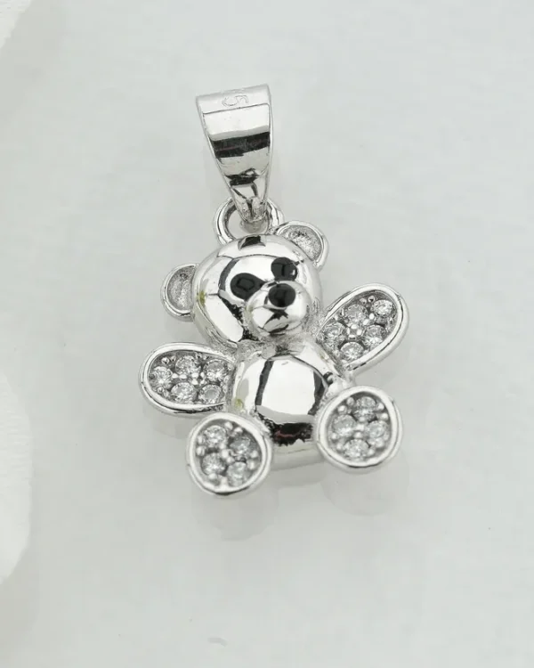 SREBRNI PRIVJESAK S CIRKONIMA - MEDO (S260317-120313)