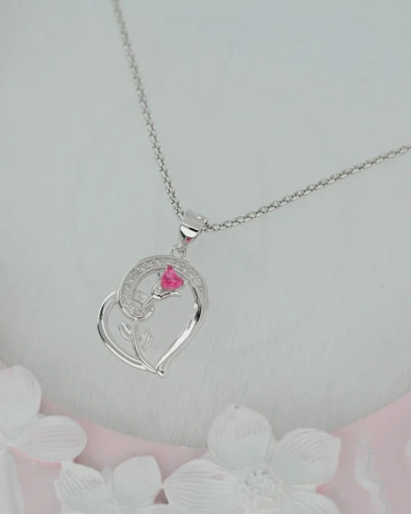 SREBRNA OGRLICA S CIRKONIMA - SRCE (S260317-134244)