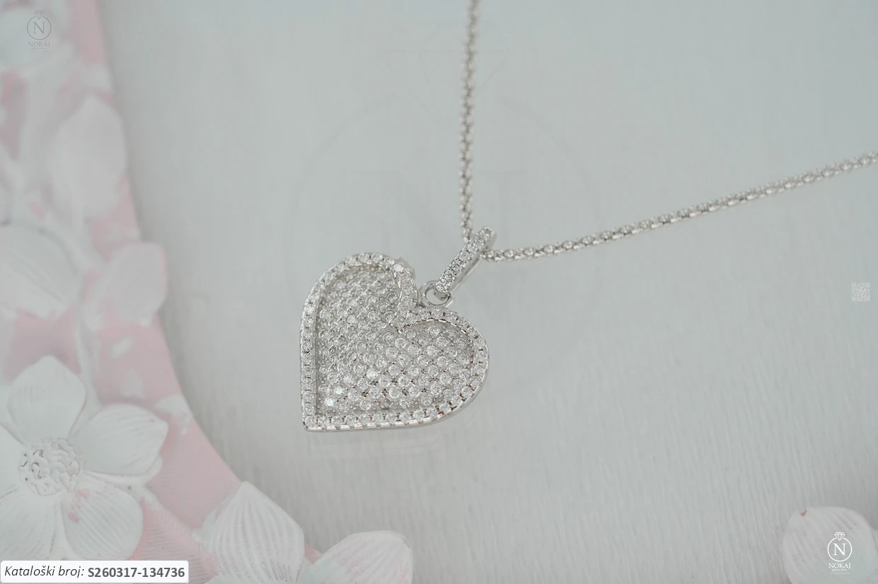 SREBRNA OGRLICA S CIRKONIMA - SRCE (S260317-134736)