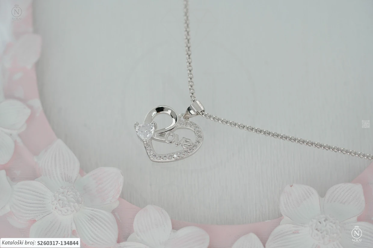 SREBRNA OGRLICA S CIRKONIMA - SRCE (S260317-134844)