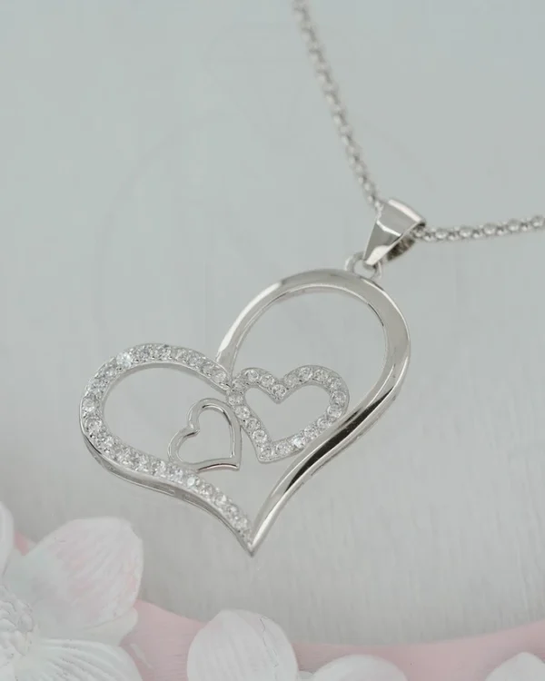 SREBRNA OGRLICA S CIRKONIMA - SRCE (S260317-135029)