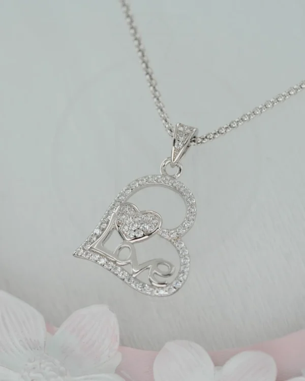 SREBRNA OGRLICA S CIRKONIMA - SRCE (S260317-140029)