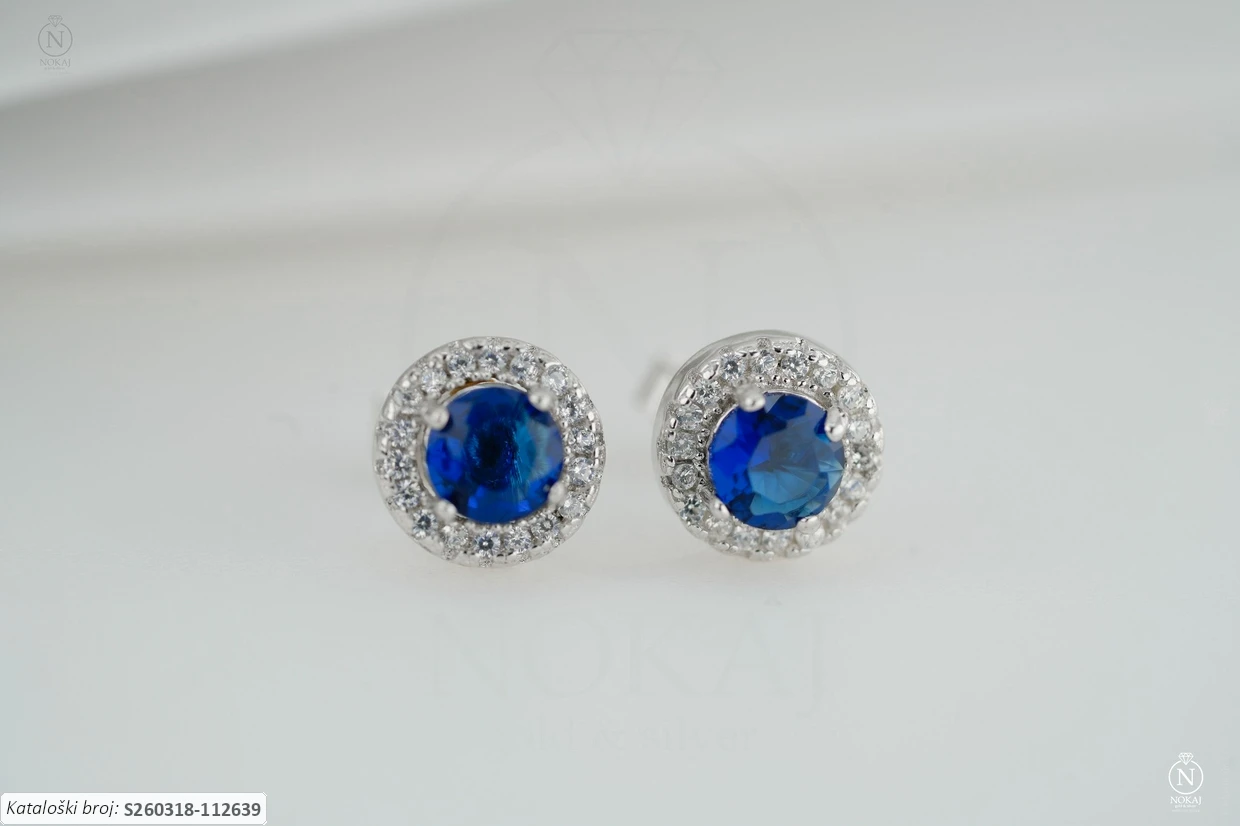SREBRNE NAUŠNICE S CIRKONIMA (S260318-112639)