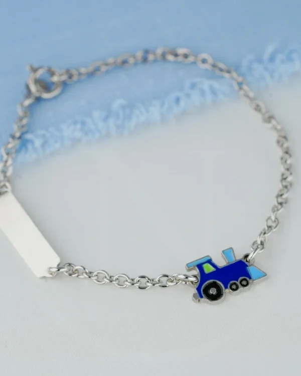 SREBRNA DJEČJA NARUKVICA - VLAK (S260318-125615)