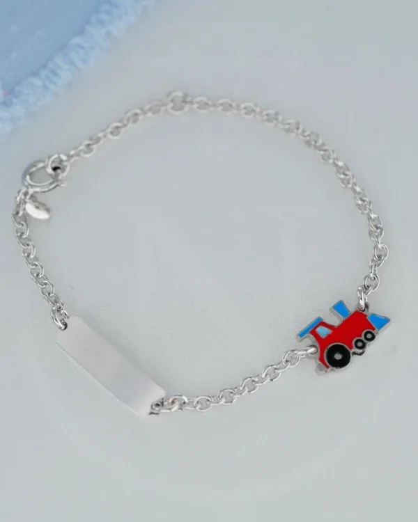 SREBRNA DJEČJA NARUKVICA - VLAK (S260318-125836)