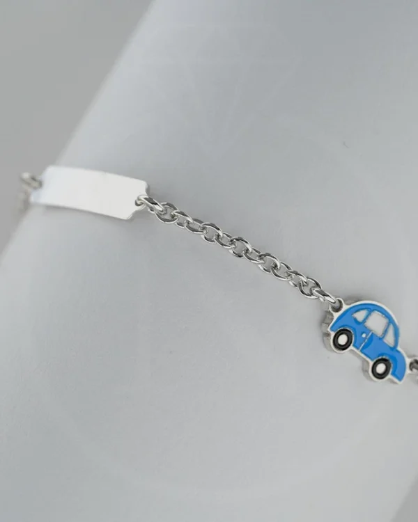 SREBRNA DJEČJA NARUKVICA - AUTO (S260318-130745)