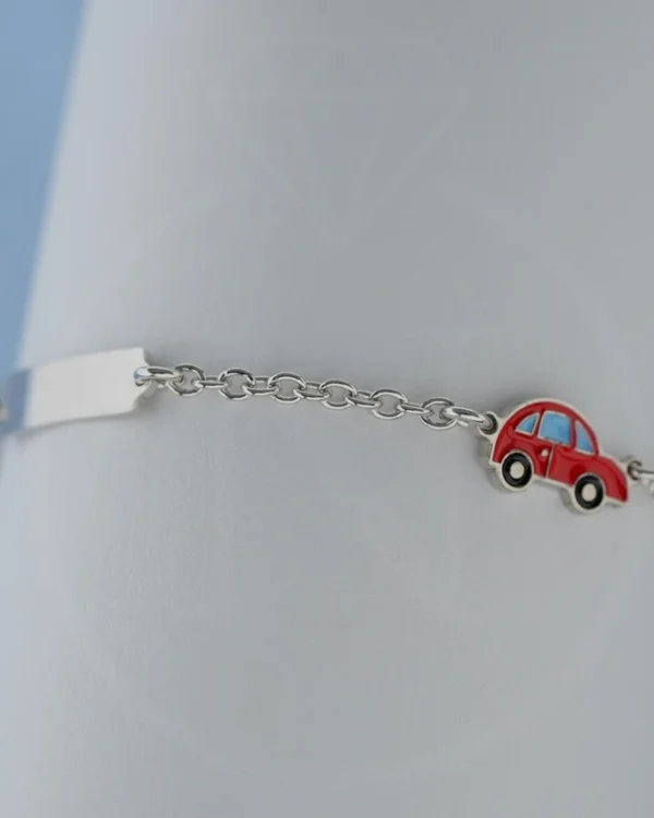 SREBRNA DJEČJA NARUKVICA - AUTO (S260318-131157)