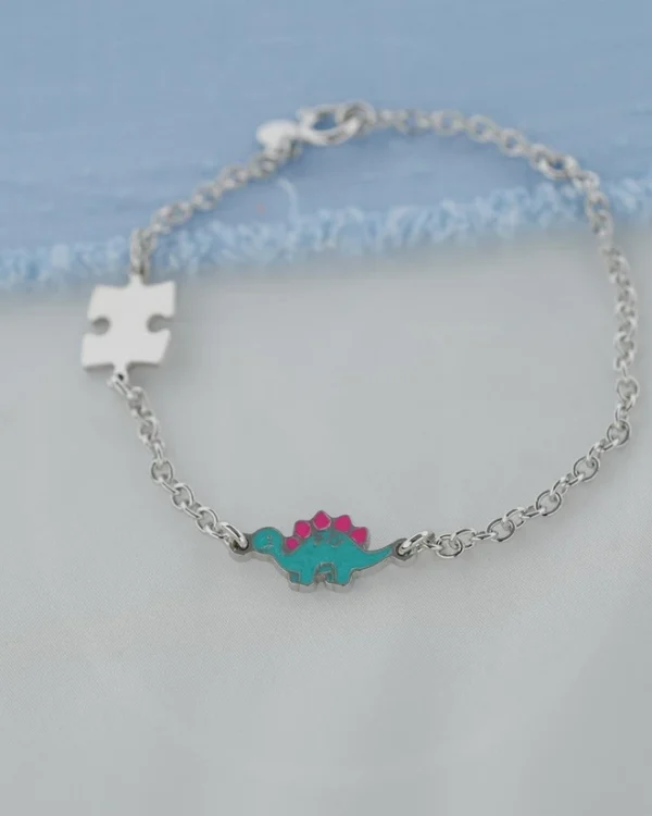 SREBRNA DJEČJA NARUKVICA - DINOSAUR (S260318-131639)