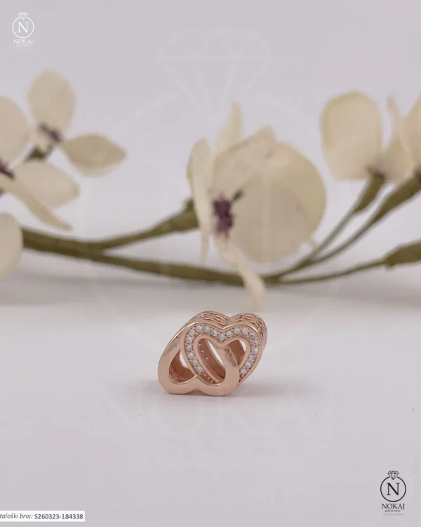 SREBRNI PRIVJESAK S CIRKONIMA - SRCE (S260323-184338)