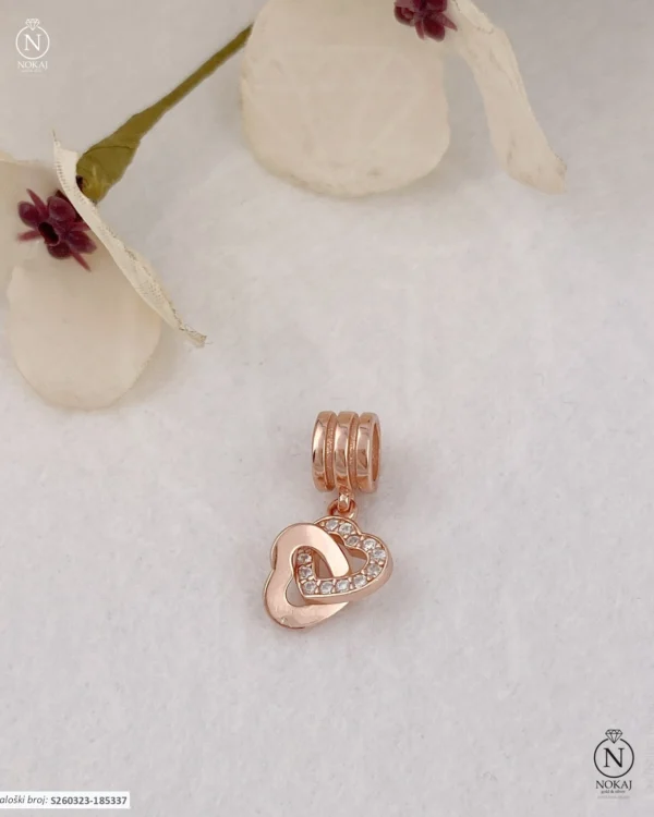 SREBRNI PRIVJESAK S CIRKONIMA - SRCE (S260323-185337)