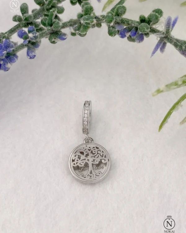 SREBRNI PRIVJESAK S CIRKONIMA - STABLO ŽIVOTA (S260324-160722)