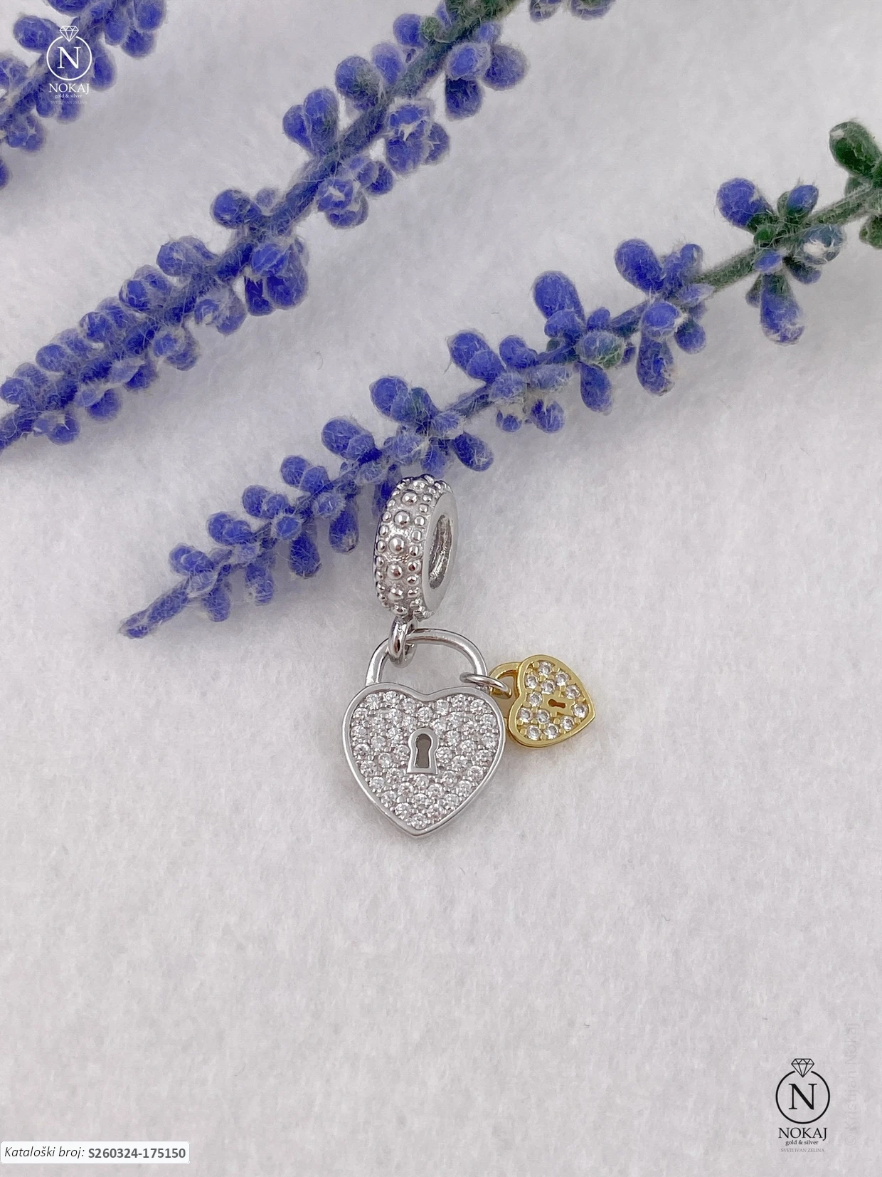 SREBRNI PRIVJESAK S CIRKONIMA - SRCE (S260324-175150)