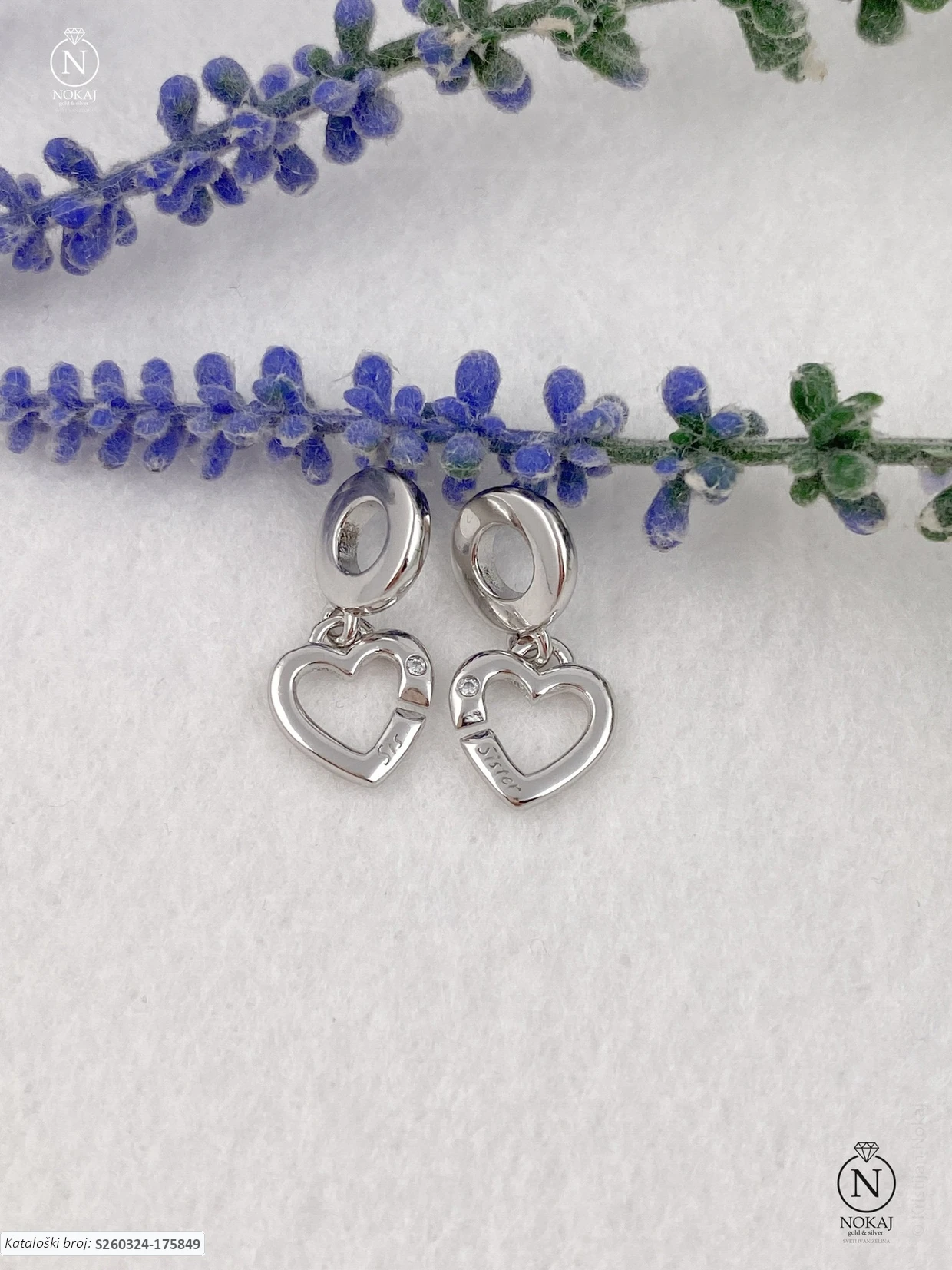 SREBRNI PRIVJESAK S CIRKONOM - SRCE (S260324-175849)