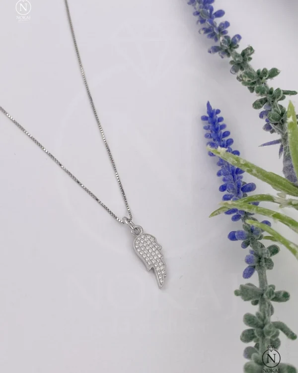 SREBRNA OGRLICA S CIRKONOM - ANĐELOVA KRILA (S260325-171512)