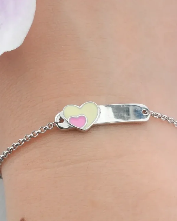 SREBRNA DJEČJA NARUKVICA - SRCE (S260327-161132)