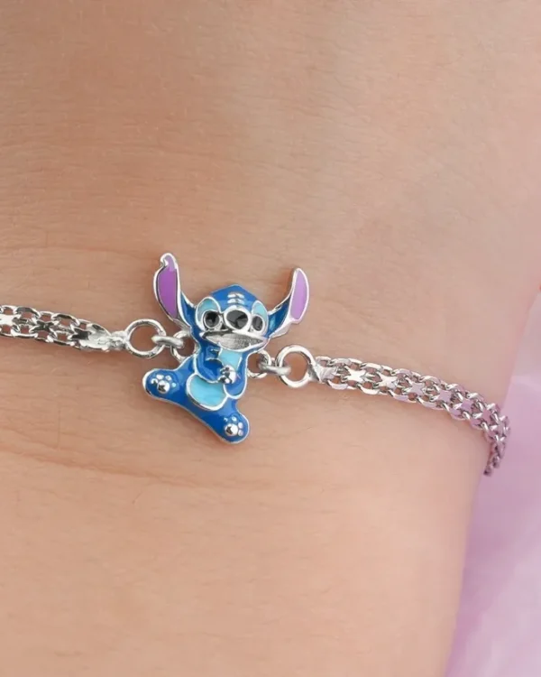 SREBRNA DJEČJA NARUKVICA - STILIZIRANI MOTIV (S260327-163117)