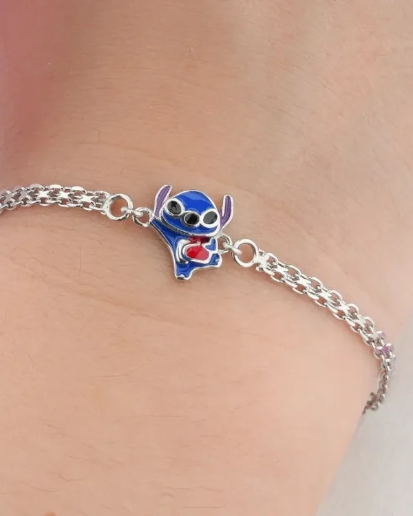 SREBRNA DJEČJA NARUKVICA - STILIZIRANI MOTIV (S260327-163204)