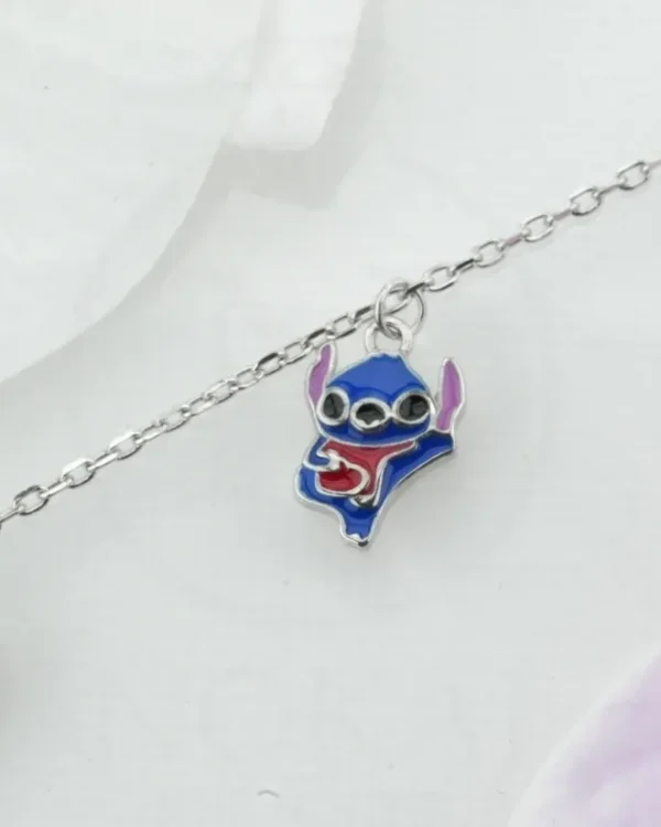 SREBRNA DJEČJA NARUKVICA - STILIZIRANI MOTIV (S260327-163553)