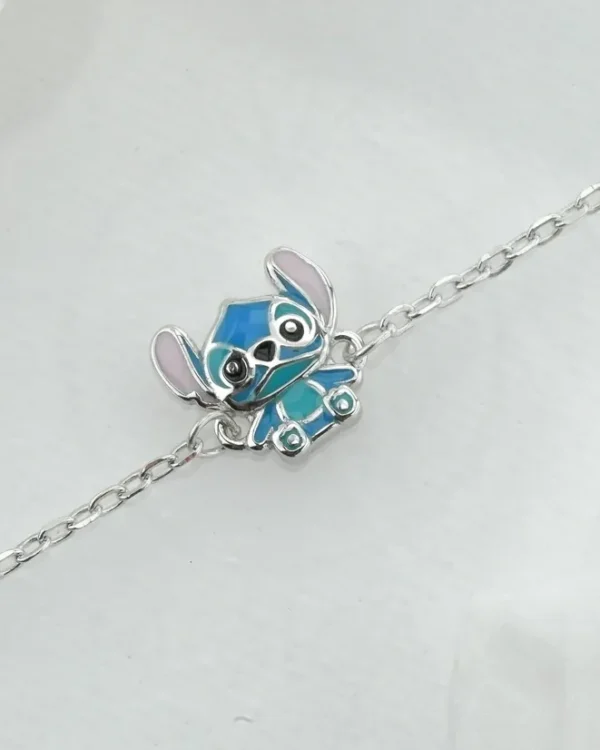 SREBRNA DJEČJA NARUKVICA - STILIZIRANI MOTIV (S260327-163719)