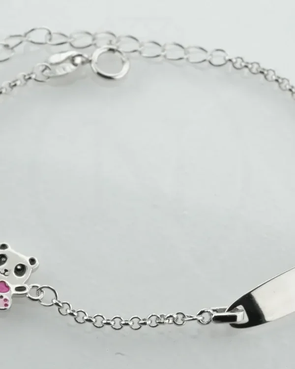 SREBRNA DJEČJA NARUKVICA - PANDA (S260327-163831)