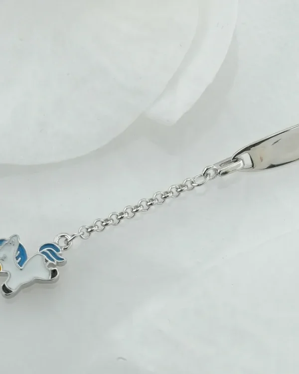 SREBRNA DJEČJA NARUKVICA - JEDNOROG (S260327-164007)