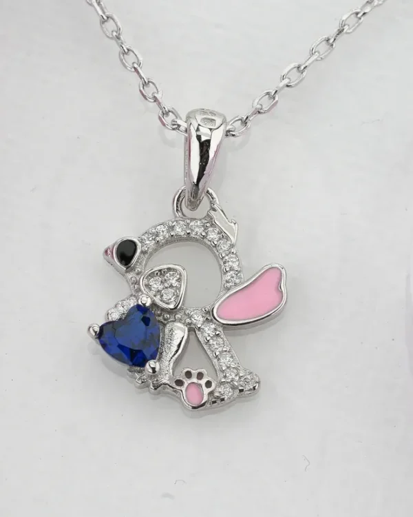 SREBRNA DJEČJA OGRLICA - STILIZIRANI MOTIV (S260327-164242)