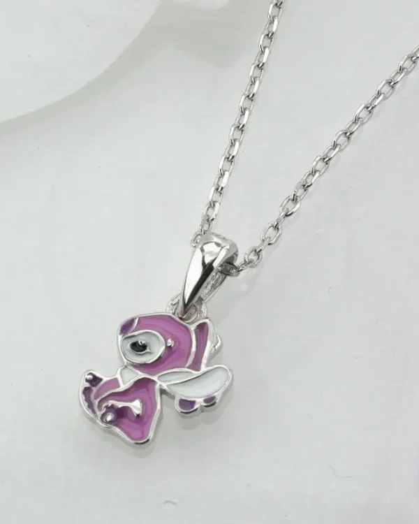 SREBRNA DJEČJA OGRLICA - STILIZIRANI MOTIV (S260327-164820)