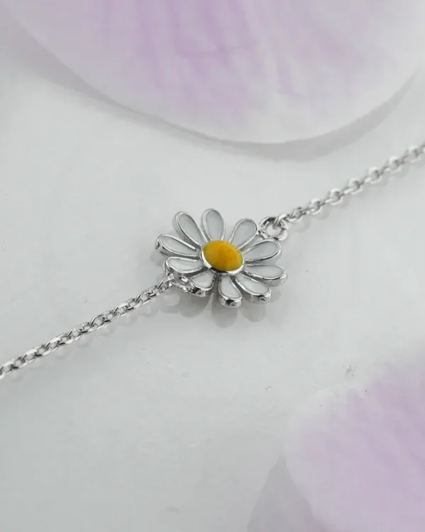 SREBRNA NARUKVICA S CIRKONIMA - CVIJET (S260327-165129)