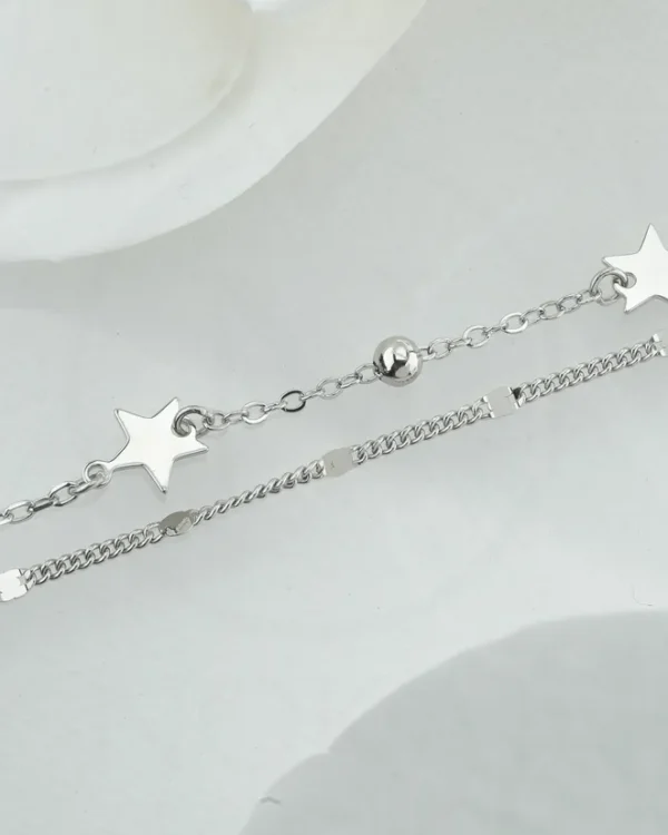 SREBRNA NARUKVICA S CIRKONIMA - ZVIJEZDA (S260330-141729)