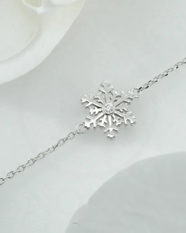 SREBRNA NARUKVICA S CIRKONIMA - PAHULJICA (S260331-104609)