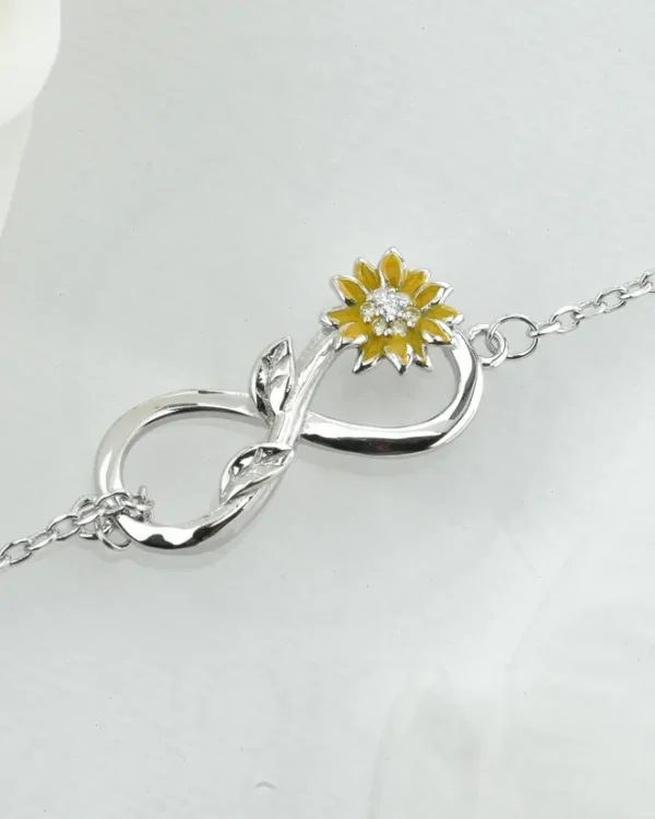 SREBRNA NARUKVICA S CIRKONIMA - BESKONAČNOST (S260331-115849)