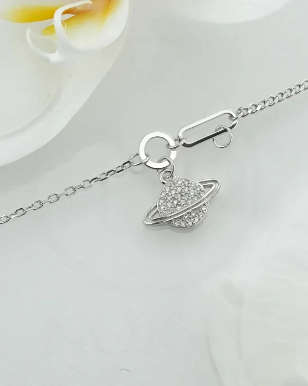 SREBRNA NARUKVICA S CIRKONIMA - PLANET (S260331-120735)