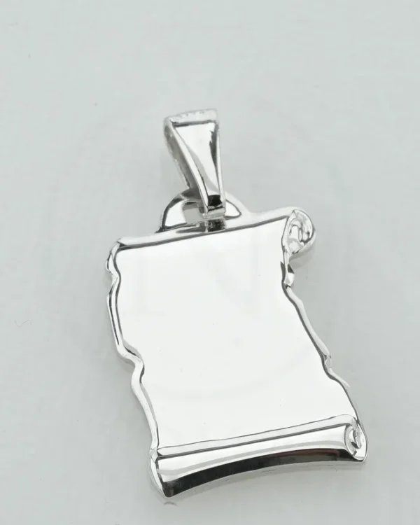 SREBRNI PRIVJESAK - PLOČICA ZA GRAVURU (S260331-121327)