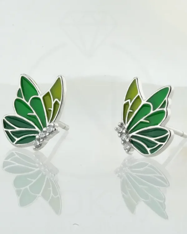 SREBRNE DJEČJE NAUŠNICE - LEPTIR (S260331-124339)