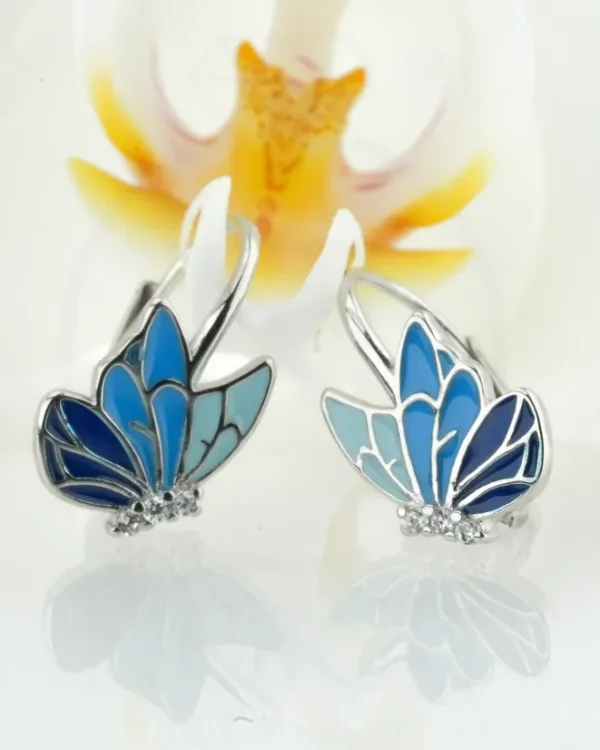 SREBRNE DJEČJE NAUŠNICE - LEPTIR (S260331-124456)