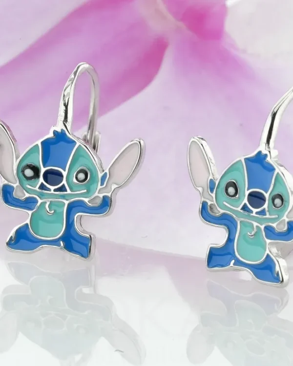 SREBRNE DJEČJE NAUŠNICE - STILIZIRANI MOTIV (S260331-125302)