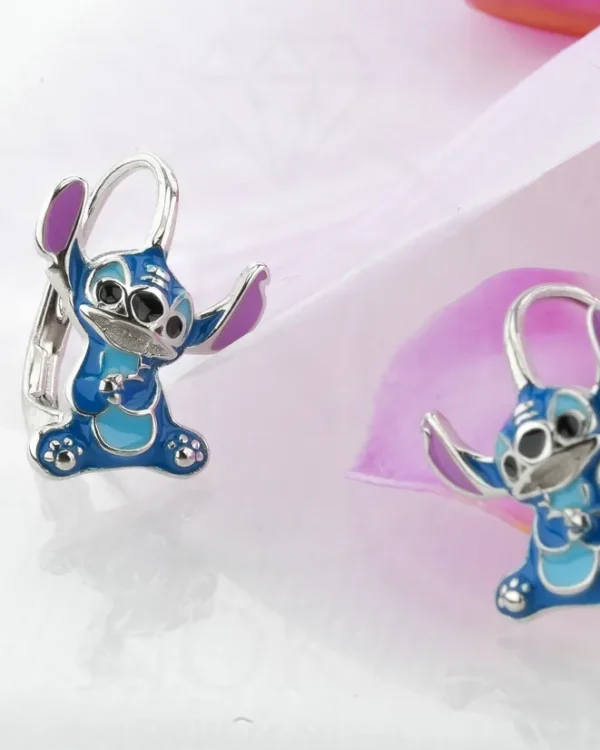 SREBRNE DJEČJE NAUŠNICE - STILIZIRANI MOTIV (S260331-125508)