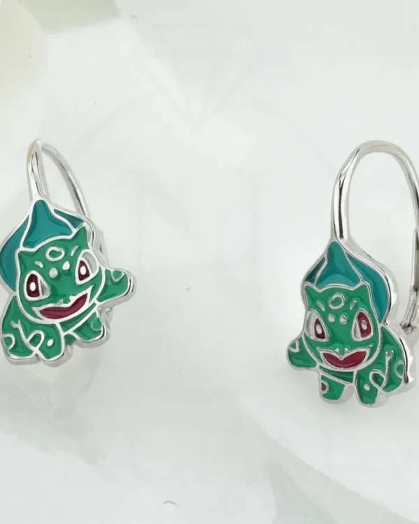 SREBRNE DJEČJE NAUŠNICE - STILIZIRANI MOTIV (S260331-125702)