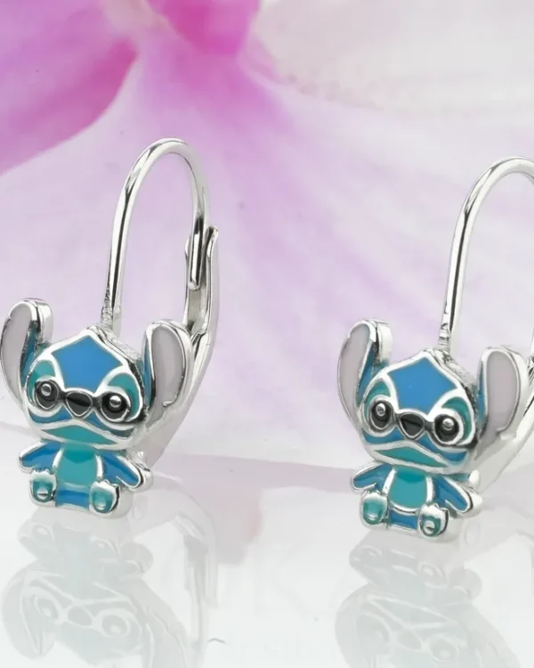 SREBRNE DJEČJE NAUŠNICE - STILIZIRANI MOTIV (S260331-125851)