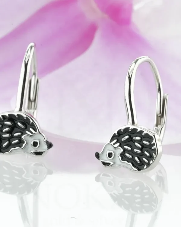 SREBRNE DJEČJE NAUŠNICE - JEŽ (S260331-131849)