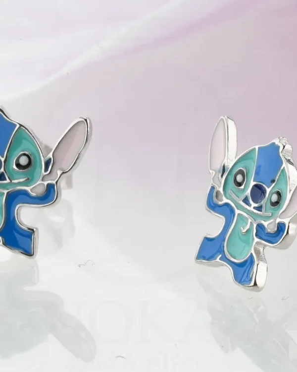 SREBRNE DJEČJE NAUŠNICE - STILIZIRANI MOTIV (S260331-132844)